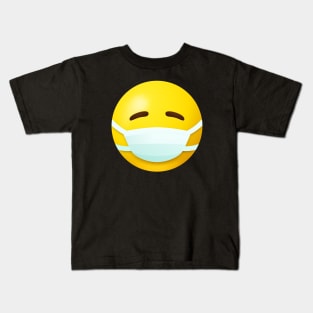 Mask face emoji Kids T-Shirt